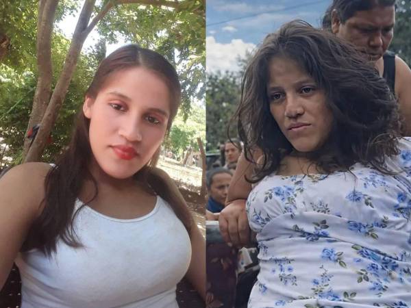 A la derecha, Danesa Bilches cuanfo fue detenida y a la izquierda una foto de hace un par de años.