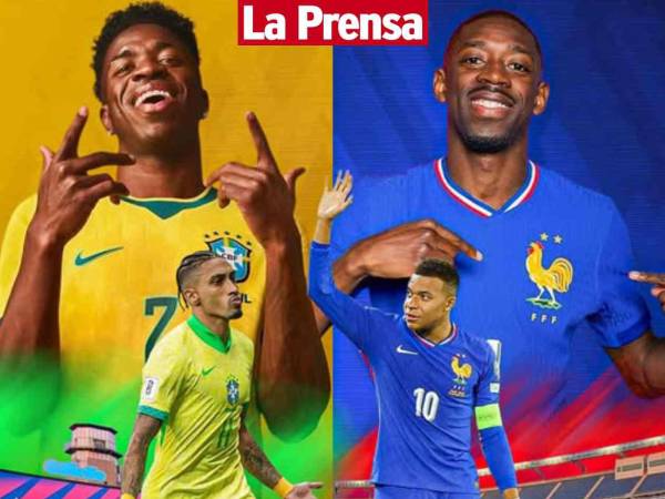 Brasil y Francia se enfrentan este jueves en un poderoso amistoso previo al Mundial 2026.