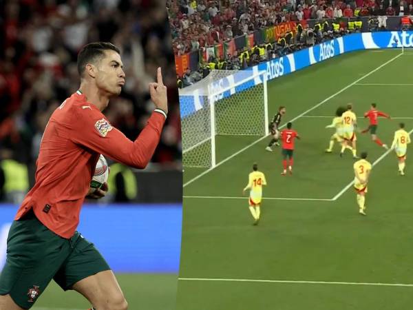 Cristiano Ronaldo sigue aumentando sus números y marcó gol con Portugal ante España en la final de Nations League.