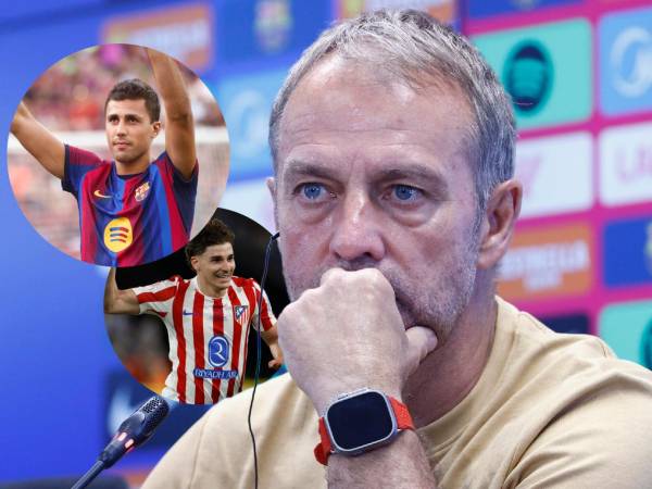 Hansi Flick en conferencia de prensa previo a su debut en la Liga Española ante Elche.