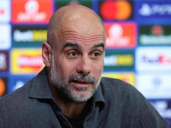 Guardiola en conferencia de prensa previo al juego de vuelta en octavos de final ante el Real Madrid.