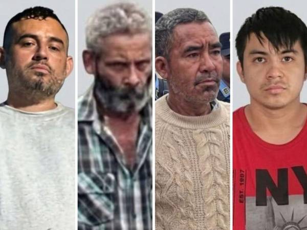 Los cuatro hondureños fueron capturados por agentes de Interpol y la DPI tras arribar al aeropuerto Ramón Villeda Morales.