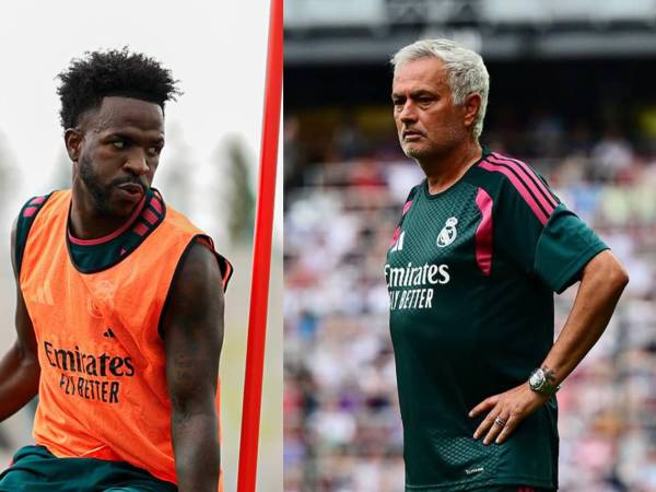 Vinicius se puso a las órdenes de Mourinho en el conjunto madridista.