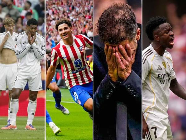 Las imágenes que dejó la goleada que le propinó el Atlético de Madrid 5-2 al Real Madrid en la Jornada 7 de la Liga Española 2025-2026.