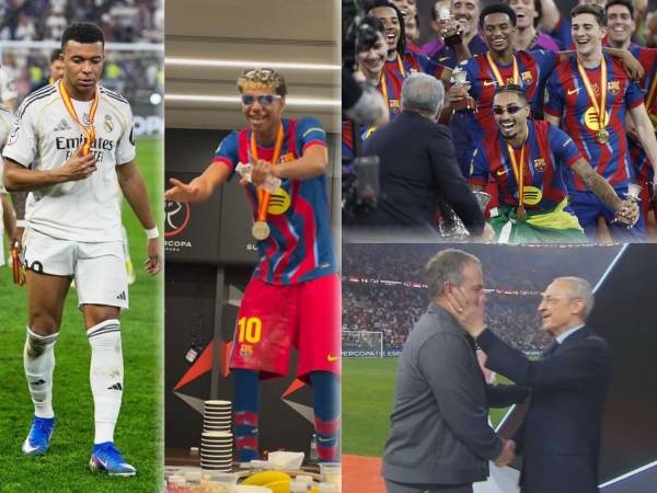 Así fue la eufórica celebración del Barcelona tras ganarle al Real Madrid la final de la Supercopa de España (3-2) en Yeda, Arabia Saudita.