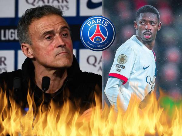Luis Enrique bajó de las nubes al rebelde Dembélé y dejó claro quién manda en el PSG.