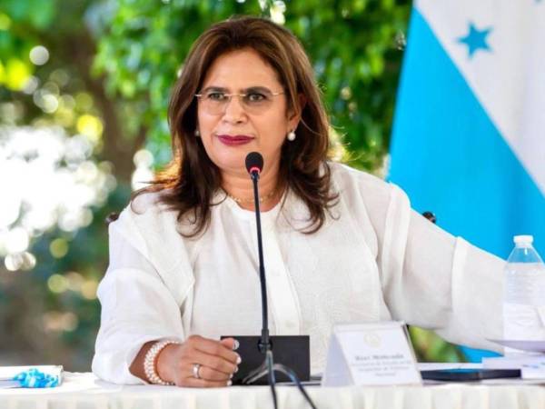 Rixi Moncada, candidata presidencial del partido Libertad y Refundación (Libre).