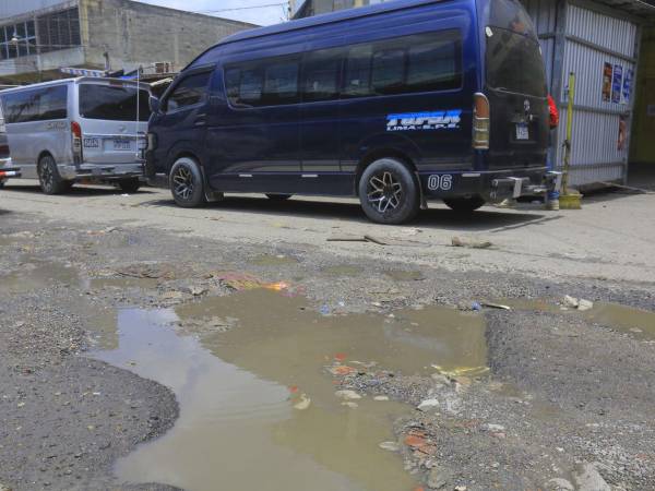Una de las principales calles por donde transitan unidades de transporte público y vehículos particulares se ha convertido en un dolor de cabeza para los conductores debido al creciente deterioro de la vía.