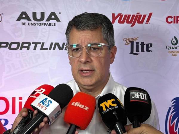 Rafael Villeda, presidente del Olimpia.