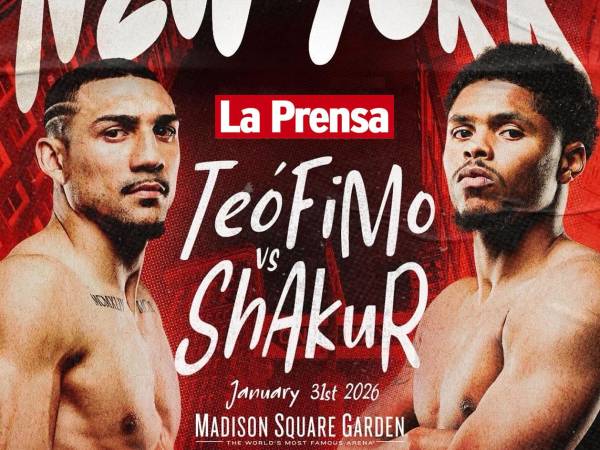 Teófimo López pelea esta noche contra Shakur Stevenson en el Madison Square Garden de Nueva York.