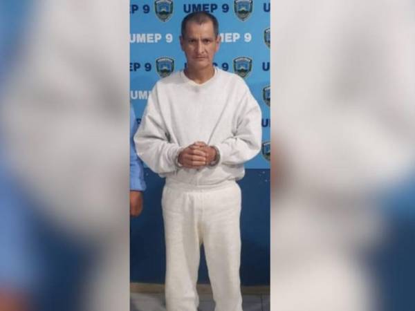 El hombre de 54 años fue capturado por agentes de la Policía Nacional en el municipio de La Lima, Cortés.