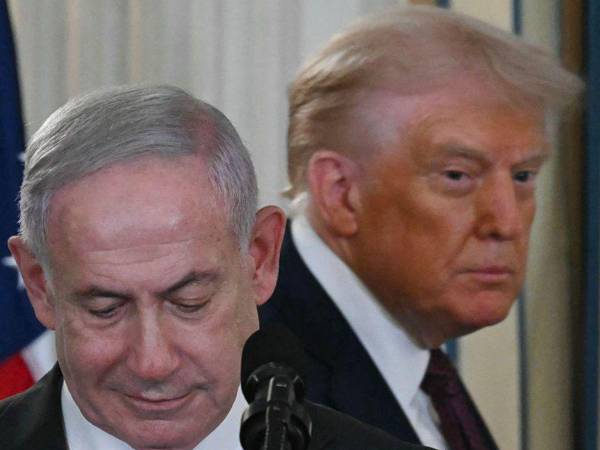 Trump afirmó en una entrevista emitida este domingo en la cadena NBC que se lleva muy bien con Netanyahu.