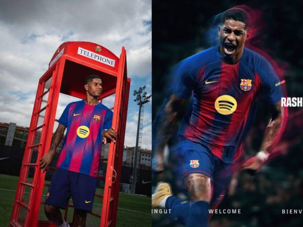 Rashford es nuevo jugador del Barcelona.