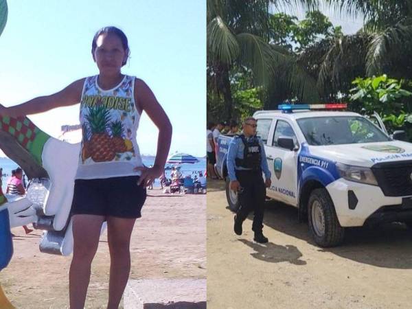 El cuerpo de Mirna Franco fue encontrado en un crique del sector la Gran Villa de Puerto Cortés.