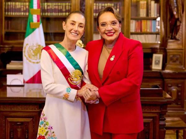 La presidenta de Honduras, Xiomara Castro, visitará a su homóloga de México, Claudia Sheinbaum