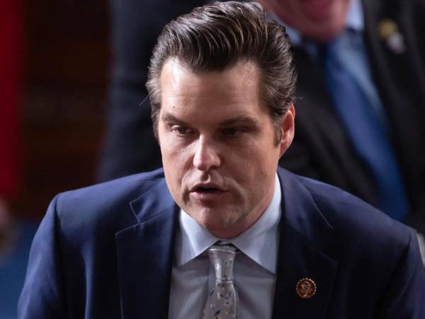 Matt Gaetz, excongresista del Partido Repúblicano.