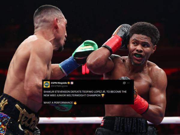 ESPN Ringside: Shakur Stevenson derrota a Teófimo López Jr. para convertirse en el nuevo campeón de peso wélter junior de la OMB.