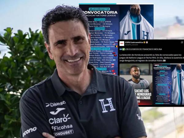 Esto dicen los medios y en las redes sociales con la nueva convocatoria de José Francisco Molina con la Selección de Honduras para la Nations League.