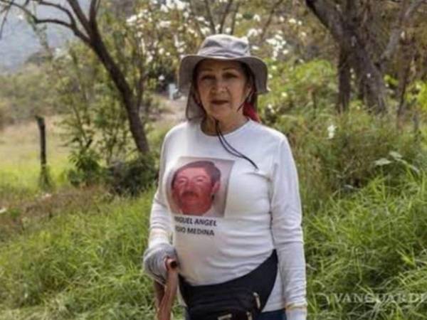 La buscadora mexicana Alma Rosa Rojo Medina, fundadora del colectivo Voces Unidas por la Vida.