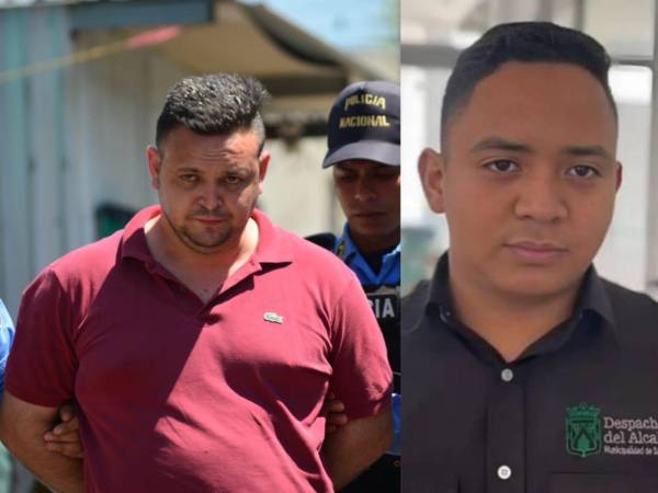 El reporte policial indica que en 2024 José Daniel Pérez Pineda (izquierda) le infirió dos balazos a Carlos Eduardo Cáceres Colindres (derecha) en la colonia Montefresco de San Pedro Sula.