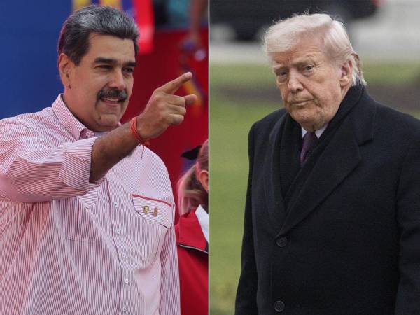 Collage muestra al presidente de Venezuela, Nicolás Maduro, y al presidente de Estados Unidos, Donald Trump.