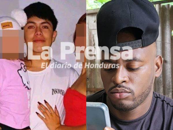 Fotos de Héctor Javier Perdomo Membreño y Cristofer Jair Thomas Martínez, los dos jóvenes que están desaparecidos en San Pedro Sula.