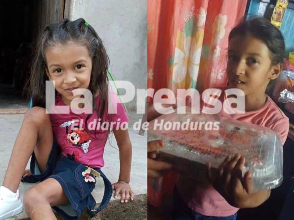 Fotos en vida de la pequeña Keylin Joselin, la menor que fue encontrada sin vida la mañana de este domingo en la aldea La Colorada.