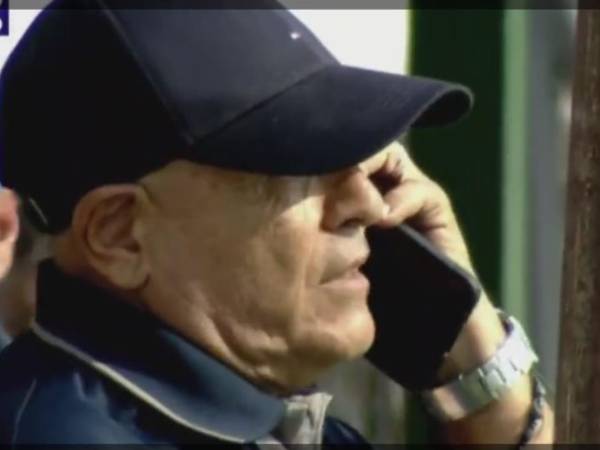 Carlos de Toro capturado en plena llamada durante el partido entre Real Sociedad y Juticalpa en la Jornada 18.
