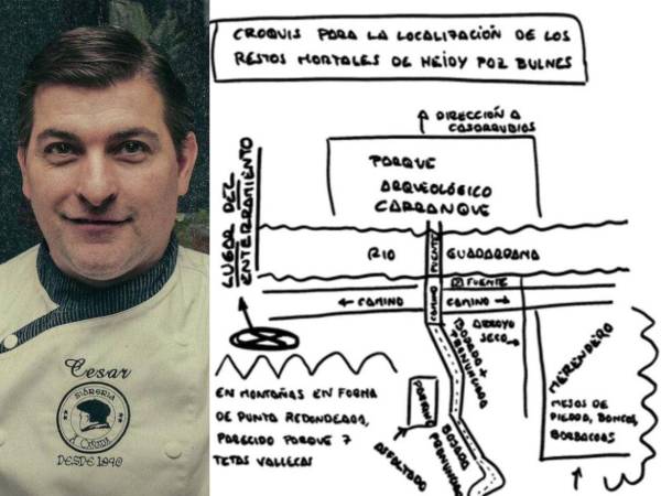 Agentes de la Policía Nacional española se desplazaron al paraje donde estarían los restos humanos de Heidi Paz a raíz de la confesión del autor del homicidio de la joven hondureña.