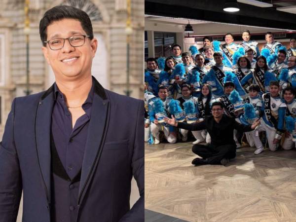 Joel Velásquez, un hondureño de 36 años, se convirtió en noticia internacional después de dirigir a la Banda de Marcha Honduras 504 durante la histórica presentación de Daddy Yankee y Bizarrap en el estadio Santiago Bernabéu, en Madrid, España.