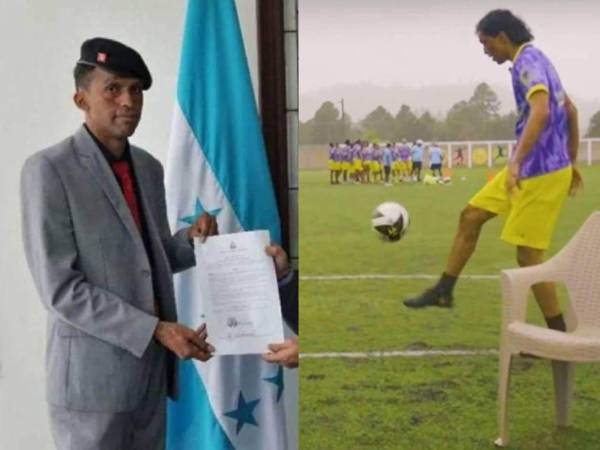 Sorpresa. Pedro Joaquín Amador causó furor al aparecer como jugador en un equipo del fútbol hondureño.