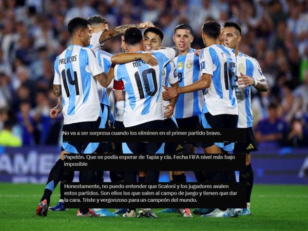 La Selección de Argentina recibió una ola de críticas tras confirmarse sus amistosos ante rivales de bajo perfil en la previa del Mundial 2026.