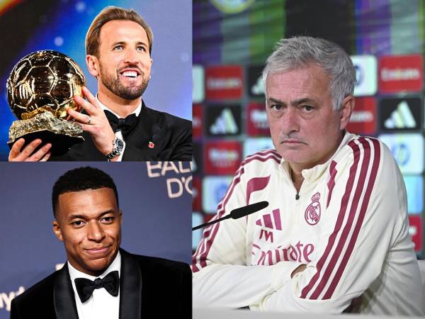 José Mourinho se pronunció sobre el Balón de Oro que Harry Kane le ganó a Kylian Mbappé y reaccionó con sorpresa por el puesto de Jude Bellingham.