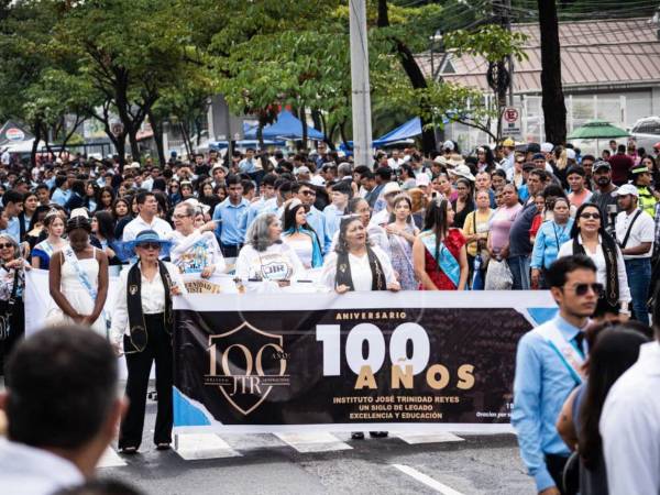 El JTR es protagonista en los desfiles de San Pedro Sula.