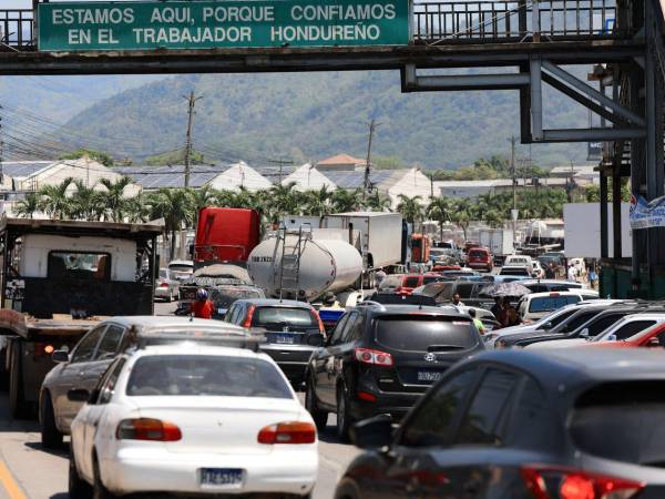 Aunque en el municipio de Choloma solo se registraron 7,553 vehículos en 2024, por ser ciudad vecina con San Pedro Sula reciben carga vehicular compartida.