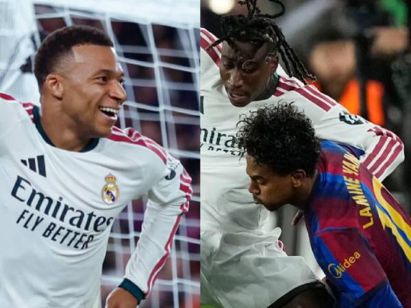 Kylian Mbappé se lució con doblete ante un Yamal que estuvo desaparecido.
