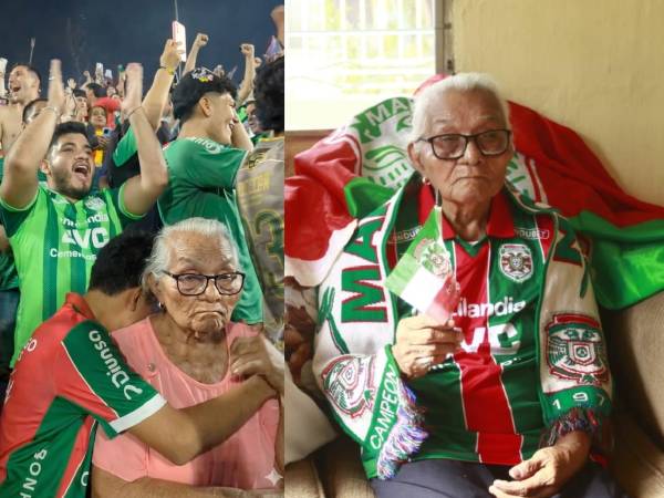Victorina Peña estuvo presente en el derbi entre Real España y Marathón el pasado lunes en el Morazán.