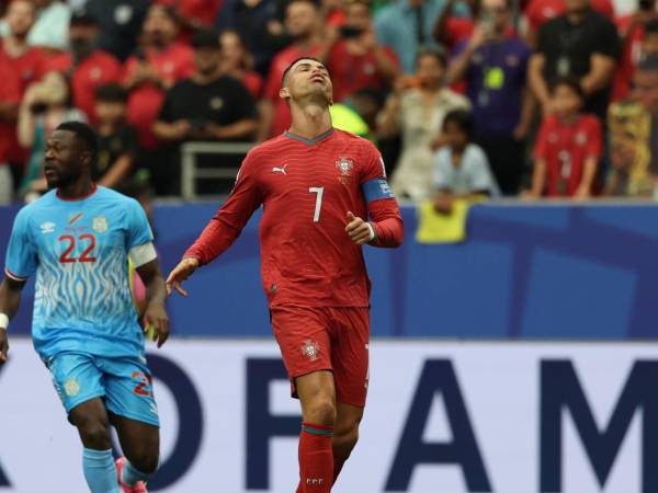 Cristiano Ronaldo no logró marcar diferencia en el marcador y se fue del partido sin anotar,