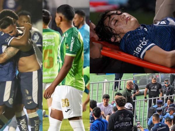 Las imágenes de lo ocurrido durante la gran final entre Motagua y Marathón..