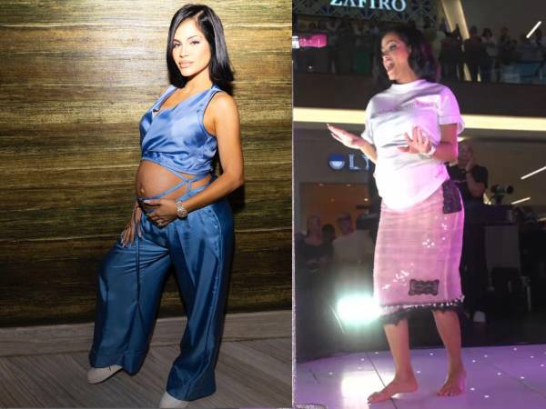 Natti está a la espera de su segunda hija, a quién bautizará con el nombre de Dominique Isabelle.