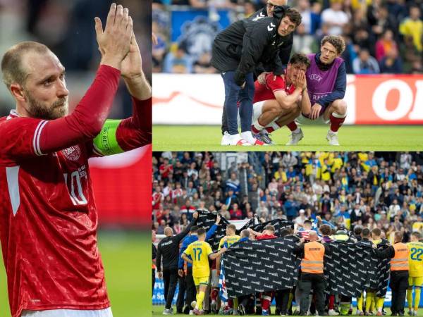 Christian Eriksen volvió a dar el susto en pleno partido tras desplomarse en el amistoso de Dinamarca ante Ucrania este domingo.