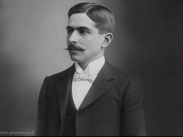 Rafael López Padilla (1875-1963) en una imagen generada con Inteligencia Artificial (IA).