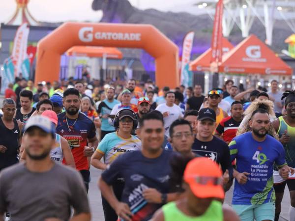 Los corredores se mostraron felices de ser parte del primer bootcamp en La Ceiba.