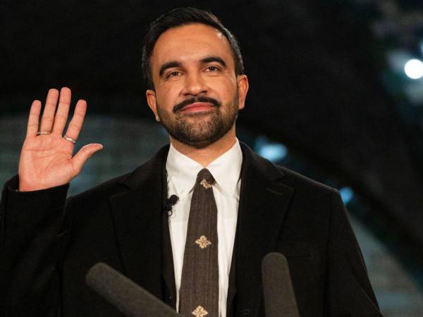 Zohran Mamdani jura como alcalde de Nueva York, Estados Unidos.