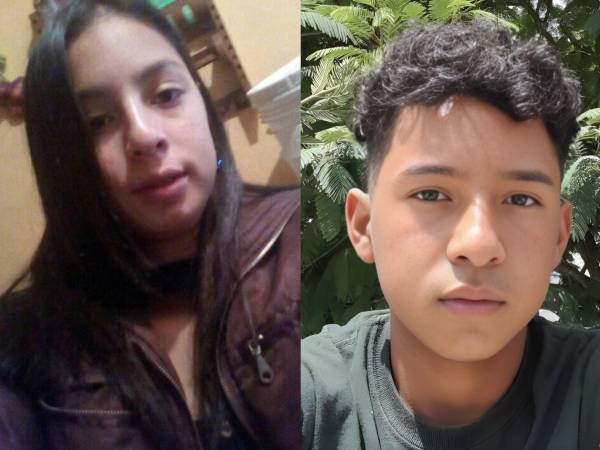 Fotos en vida de María Fernanda y Jonathan Mauricio Torres Sánchez, los dos hermanos que fueron asesinados la mañana del domingo 29 de marzo en la colonia Altos del Trapiche de Tegucigalpa.