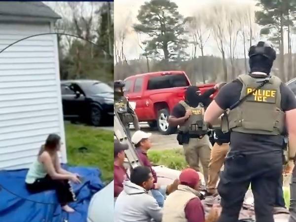 Esta historia se remonta al lunes 23 de marzo de 2026 cuando agente de ICE llegaron a un domicilio en Cambridge, Maryland, y detuvieron a seis de diez migrantes que trabajaban en el techo de una vivienda.
