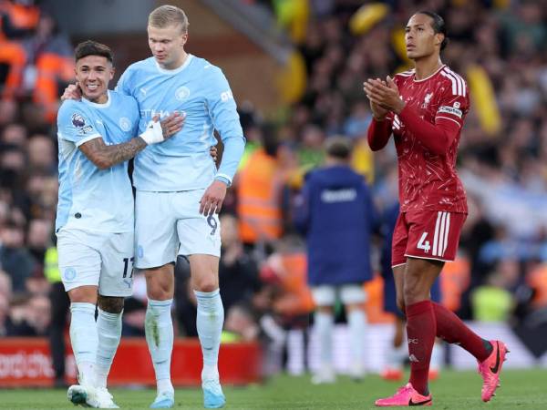 Haaland, Doku y Cherki le dieron el triunfo al Manchester City.