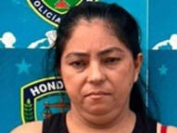 Momentos de la captura de Alba María Romero de 45 años de edad.