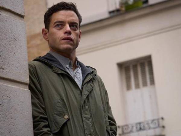 Fotografía cedida por 20th Century Studios donde aparece Rami Malek como Heller, durante una escena del nuevo thriller de espionaje 'The Amateur'.