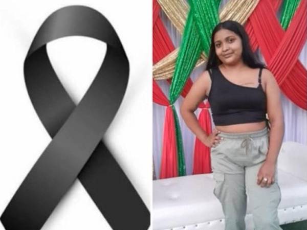 Foto en vida de Luz Marina Méndez, la joven que murió en un accidente en la 33 calle de San Pedro Sula.